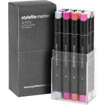 Stylefile Marker Classic 12 Pcs Set Multi 49