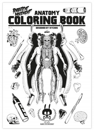 NYCHOS Anatomy Coloring Book Colouring Book