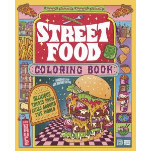 Street Food Coloring Book