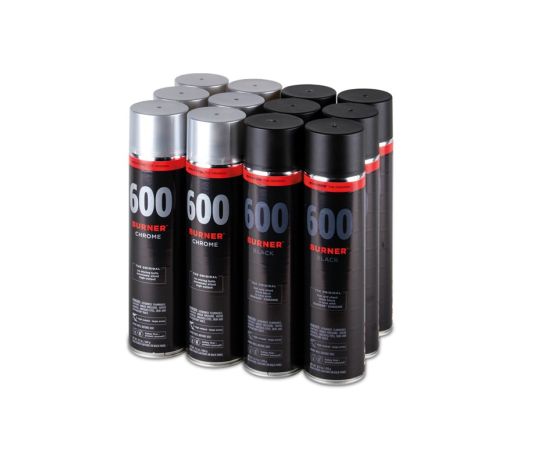 12 PACK 6X BURNER™ CHROME AND 6X BURNER BLACK + CAN BAG BIG