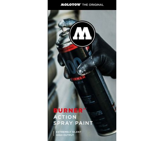 Burner™ Action Spray Paint flyer