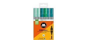 ONE4ALL™ Acrylic Twin 1,5mm/4mm 6x Tropical Set-Clear Box