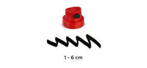 Tryska Flat Jet "Artist 2" (red/black)